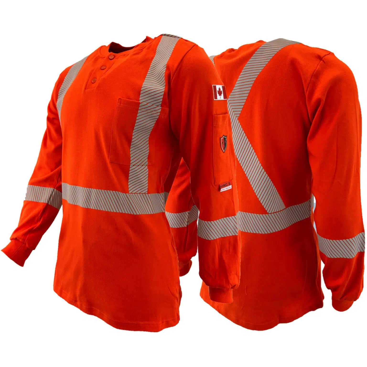 Atlas Guardian® FR/AR 2" Striping Henley Shirts